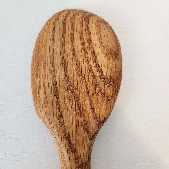 Handmade Gorgeous Oak Spoon 11" long - Picture 4 of 6